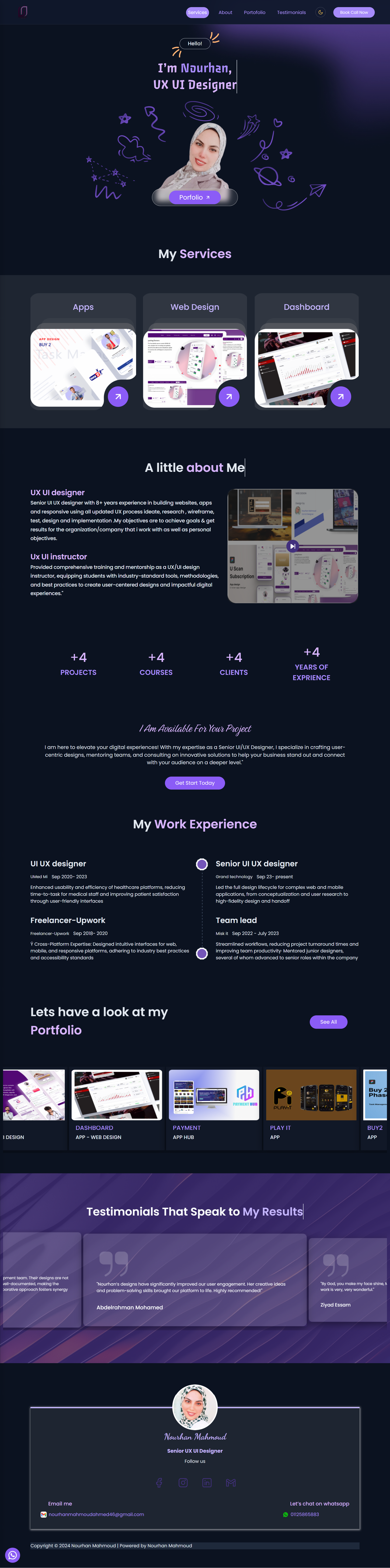 Personal Portfolio Website